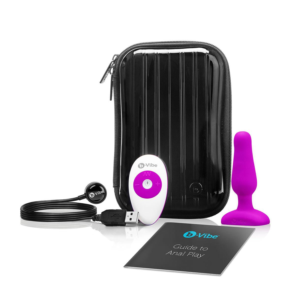 b-Vibe Novice Plug Waterproof Remote Control Vibrating Anal Toy