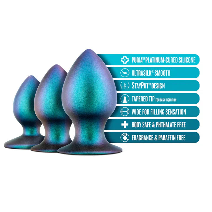 Anal Adventures Metaverse Plug Kit - 3 Plugs
