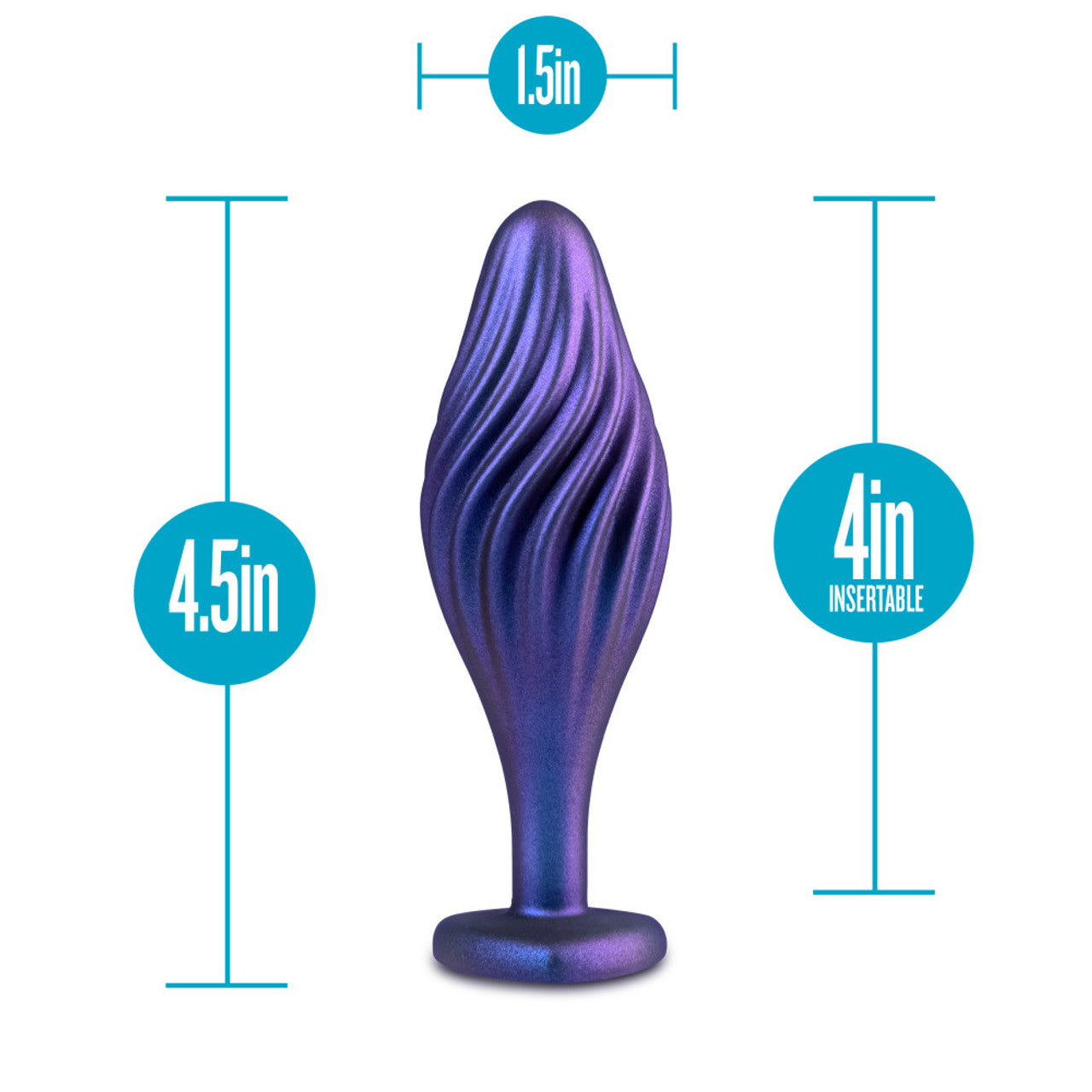 Anal Adventures Matrix Swirling Bling Plug