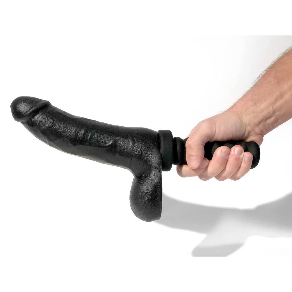Boneyard Cock 100% 8 Inch Silicone Dildo Tool Kit with Suction Cup and Handle