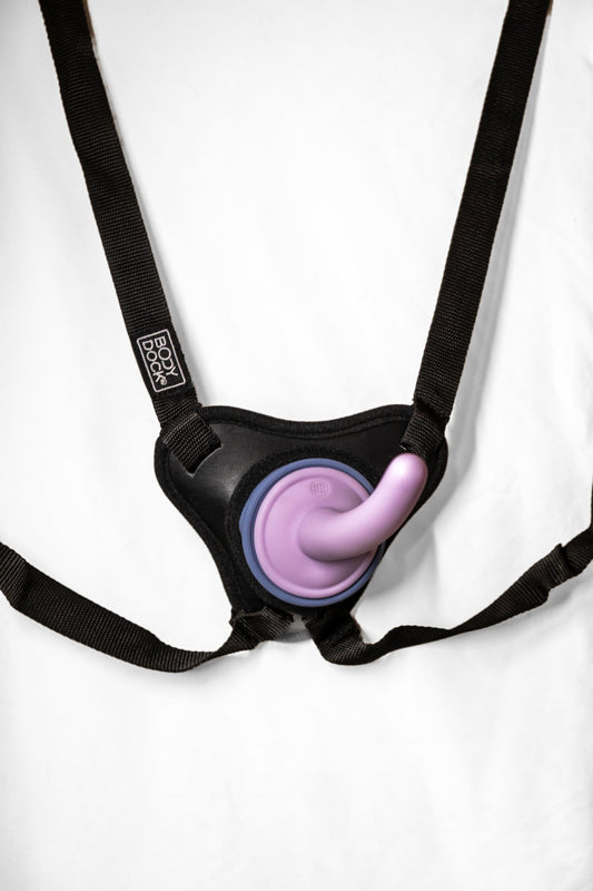 Body Dock SE Strap-On Kit with 5" Platinum Silicone Dildo