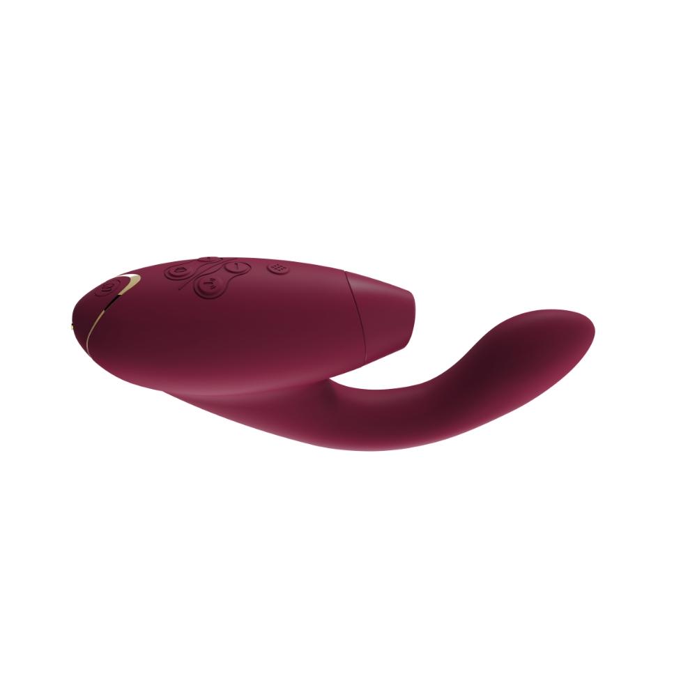 Womanizer Duo Air Pulsation Clitoral Stimulator Plus G-Spot Vibrator