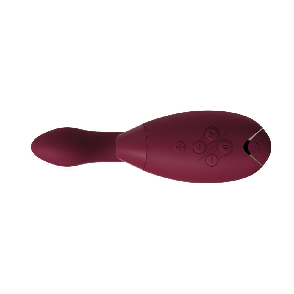 Womanizer Duo Air Pulsation Clitoral Stimulator Plus G-Spot Vibrator
