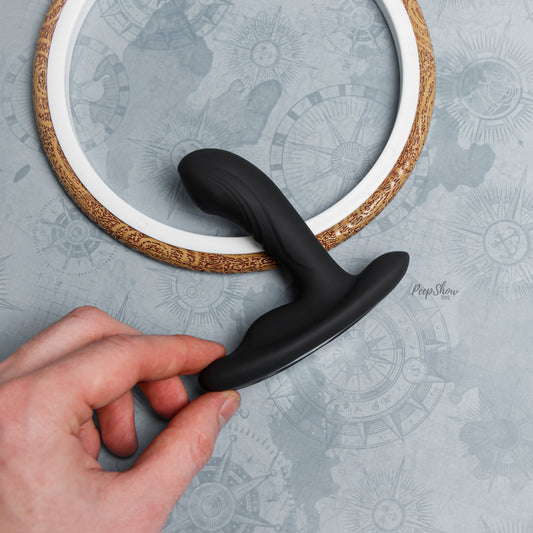 Eclipse Tapered Roller Ball Probe - Vibrating Stroking Butt Plug