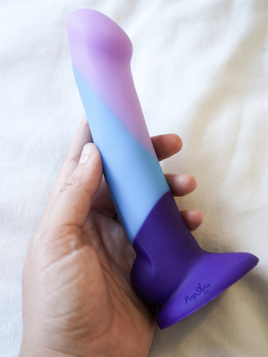 Blush Avant D16 Purple Haze Silicone Dildo with Suction Cup