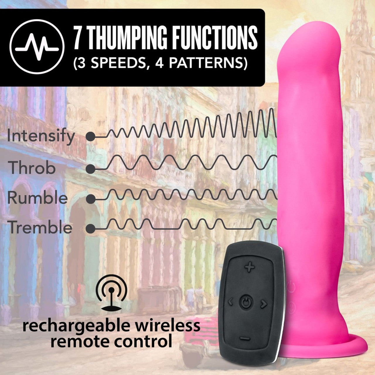 Impressions Havana - Thumping Dildo with Suction Cup