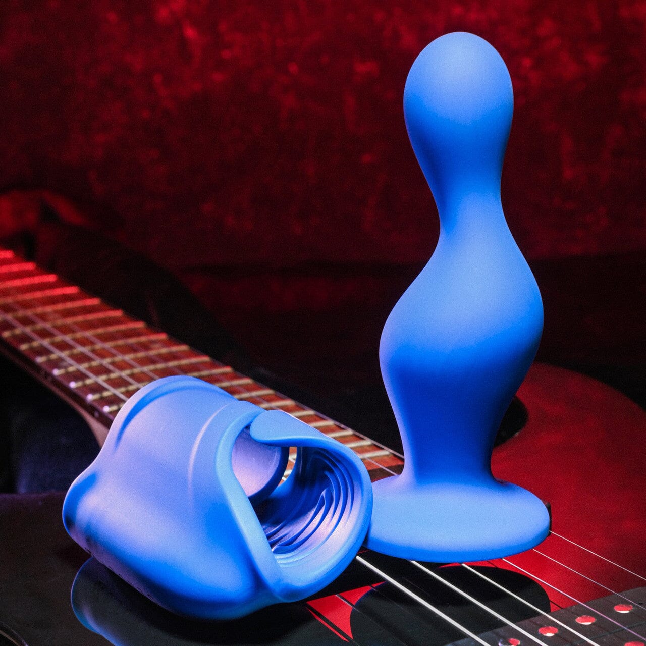Ins & Outs - Anal Plug + Vibrating Penis Stroker Combo