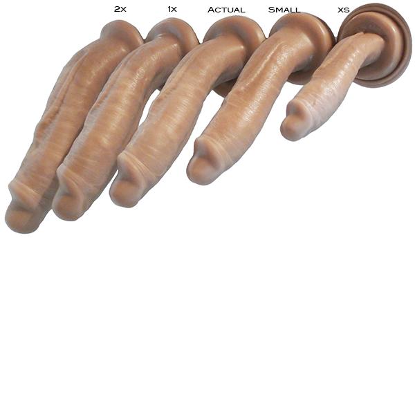 SquarePegToys® Leo Harness SuperSoft Silicone Dildo