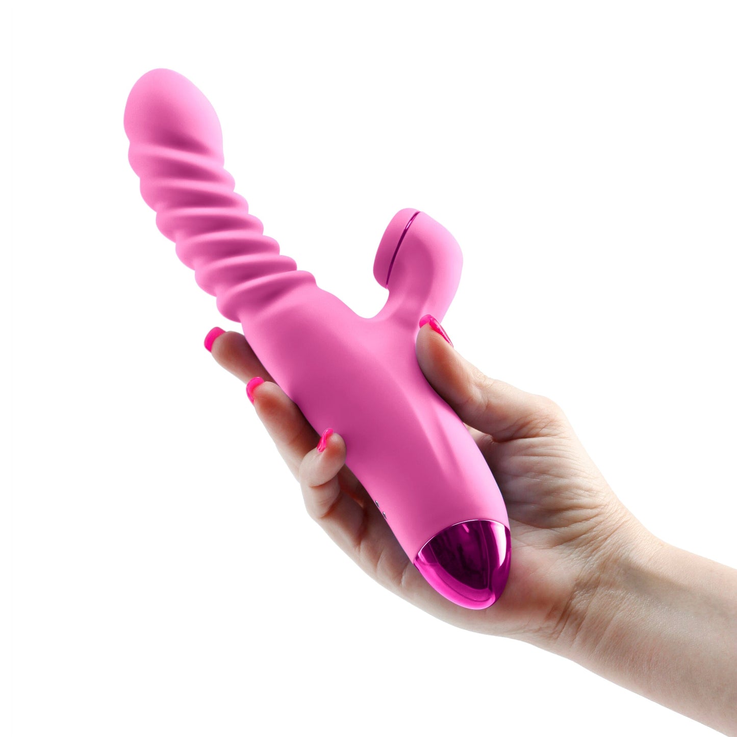 Luxe Nova Thrusting Throbbing Dual-Stimulation Vibrator