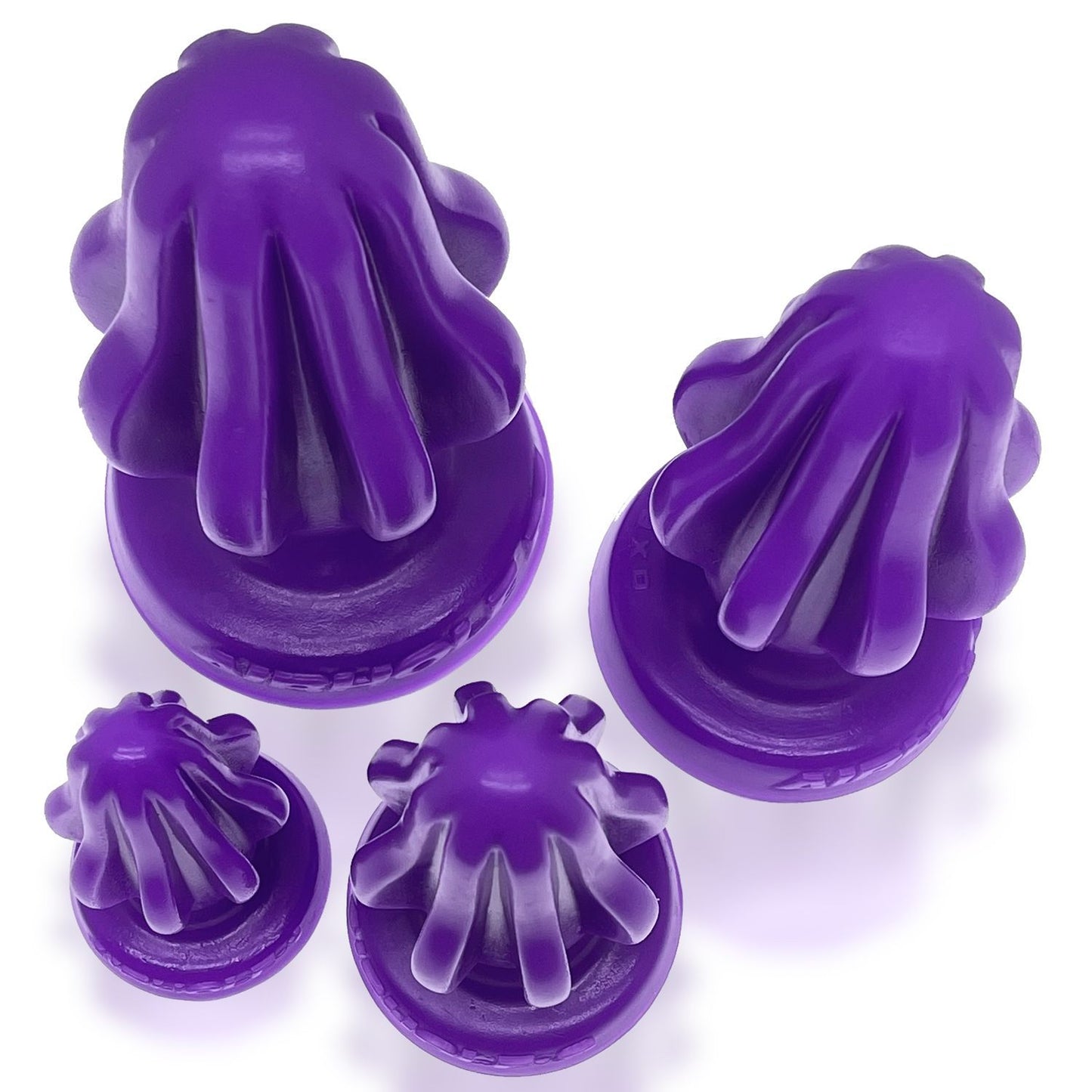 Oxballs Airhole Soft Silicone Finned Plug, Choice of 4 Sizes