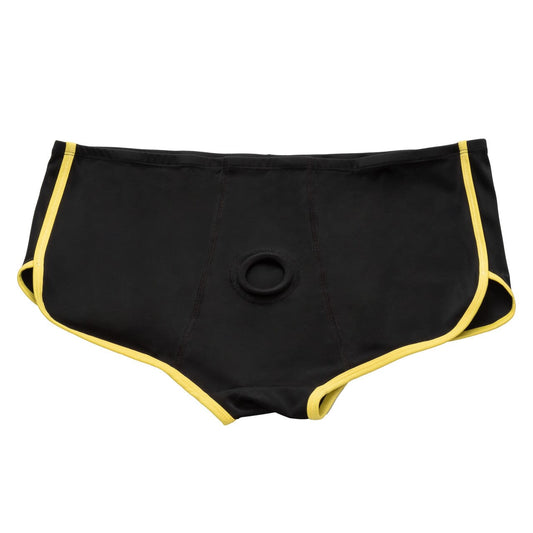 Boundless™ Black & Yellow Brief Strap-On Harness - Choice of 3 Sizes