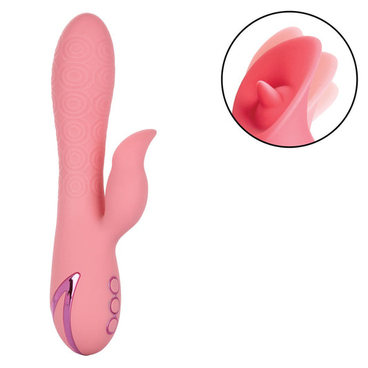 California Dreaming Pasadena Player - Rotating + Fluttering Rabbit Vibrator
