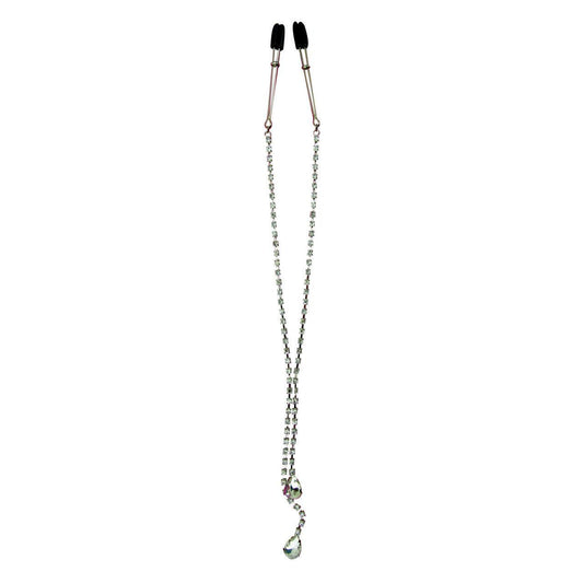 Midnight Teardrop Nipple Clips by Sportsheets