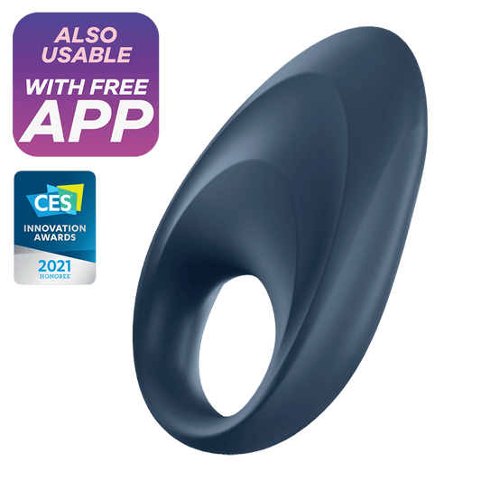 Satisfyer Mighty One Vibrating Cock Ring with Long-Distance App Control