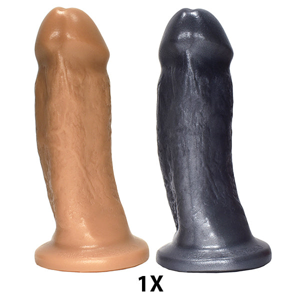 SquarePegToys® Nathan Harness - Suction Cup, SuperSoft Silicone Dildo