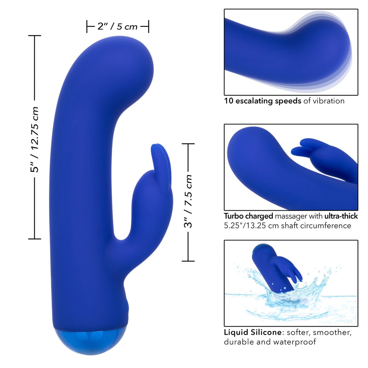 Thicc™ Chubby Bunny - Soft Silicone Rabbit Vibrator