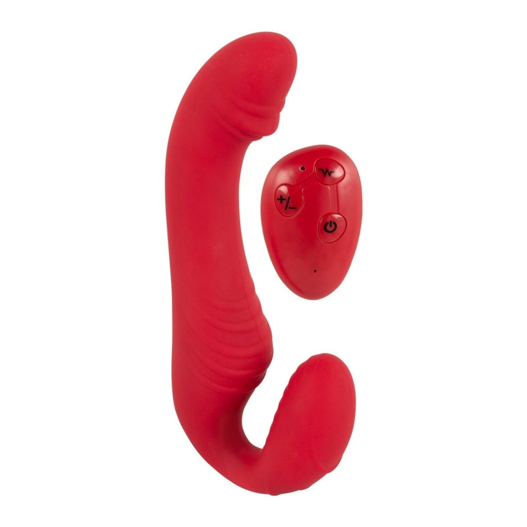 Triple Teaser Strapless Strap-On with Remote