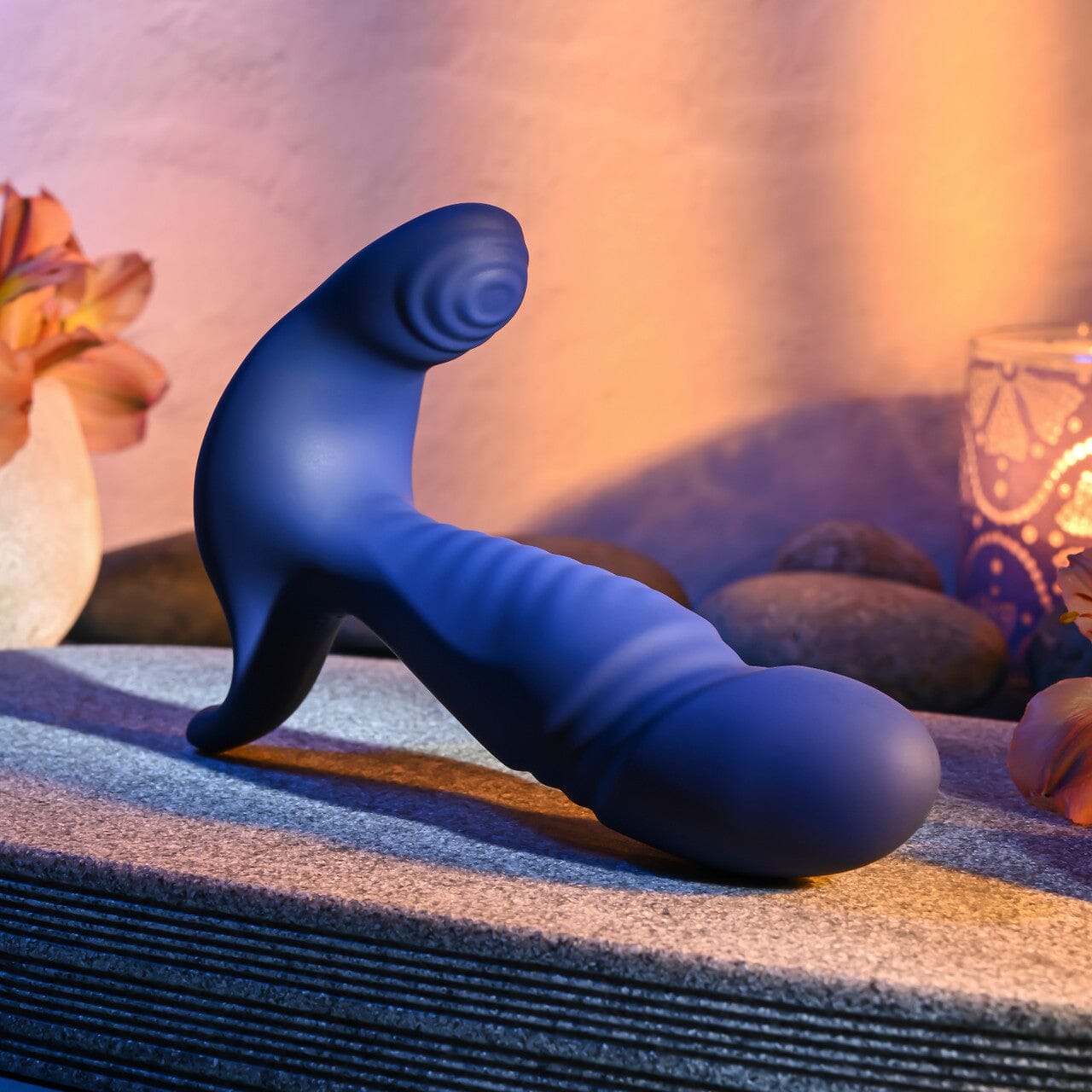 True Blue Thrusting Prostate Vibrator