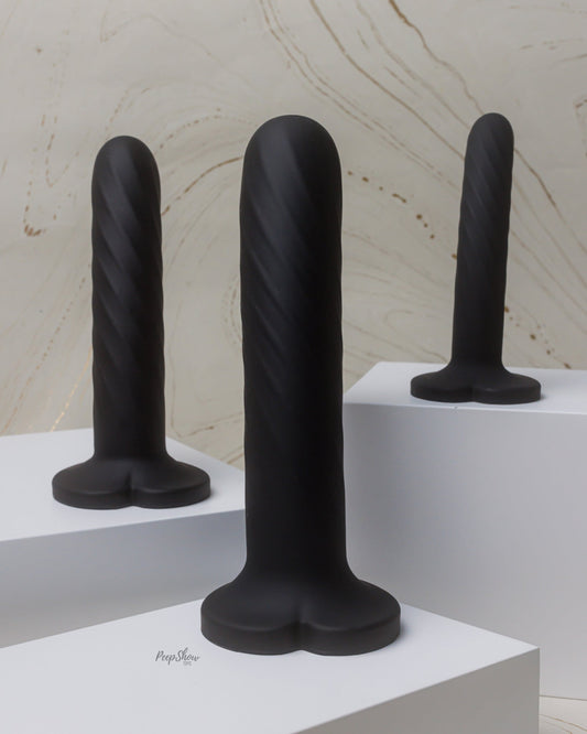 Blush Temptasia Twist Kit Silicone Suction Cup Dildos, Set of Three