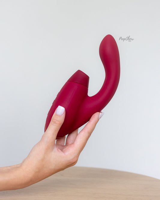 Womanizer Duo Air Pulsation Clitoral Stimulator Plus G-Spot Vibrator