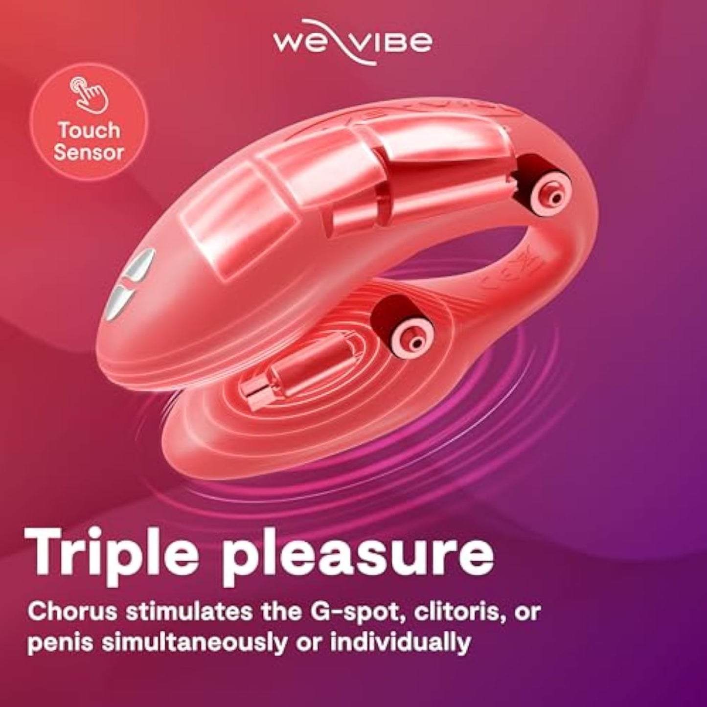 We-Vibe Chorus Vibrating Sex Toys for Couples Remote Control Vibrator Wearable