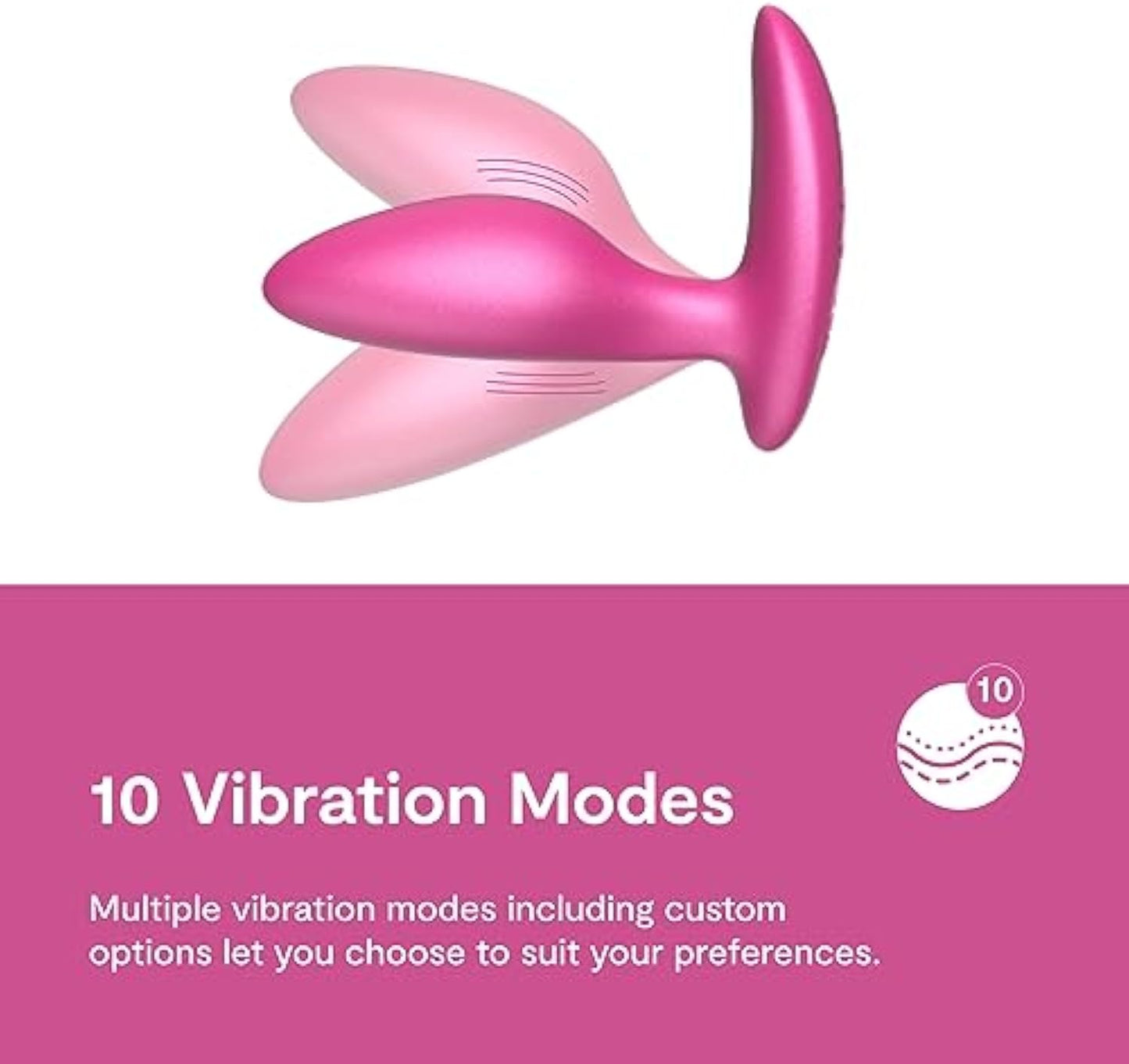 We-Vibe Ditto+ Vibrating Butt Plug App & Remote Control Vibe for Men