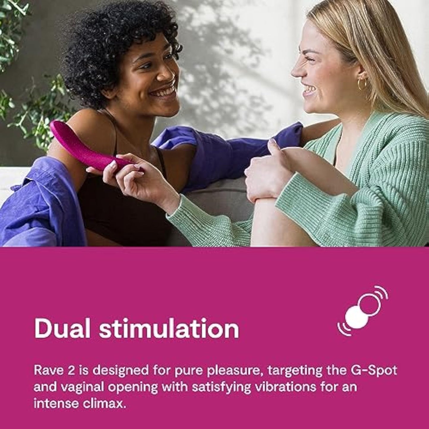 We-Vibe Rave 2 G Spot Vibrator App Controlled