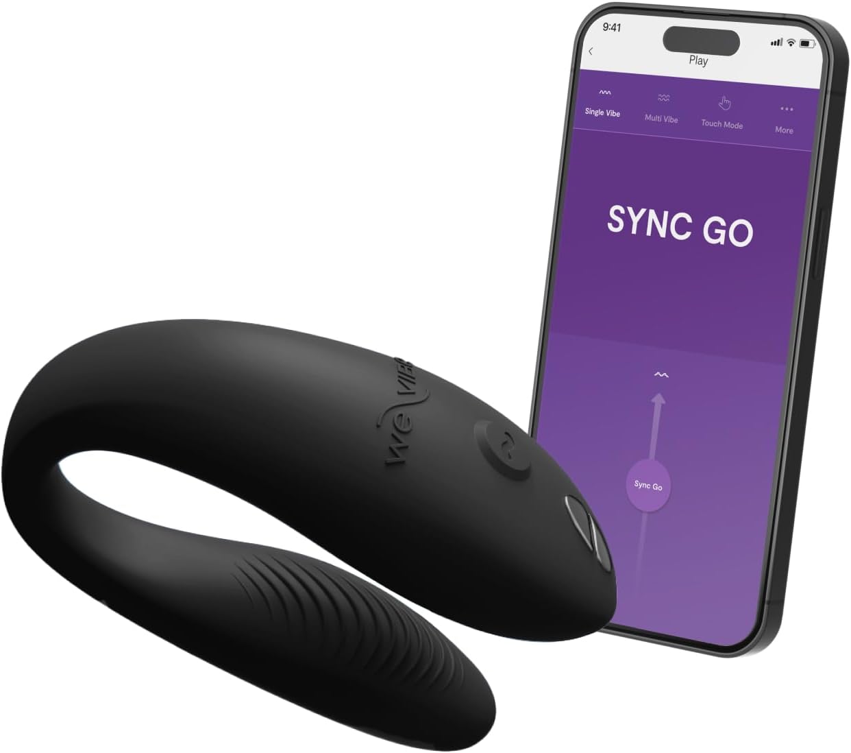 We-Vibe Sync Go Couples Vibrator with Travel Case