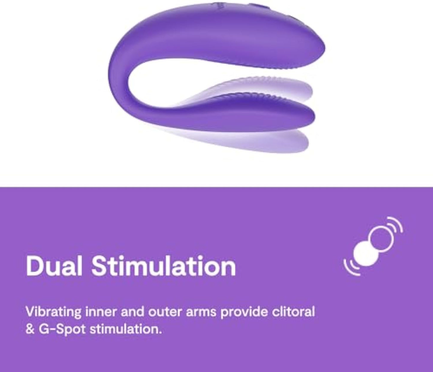 We-Vibe Sync Go Couples Vibrator with Travel Case