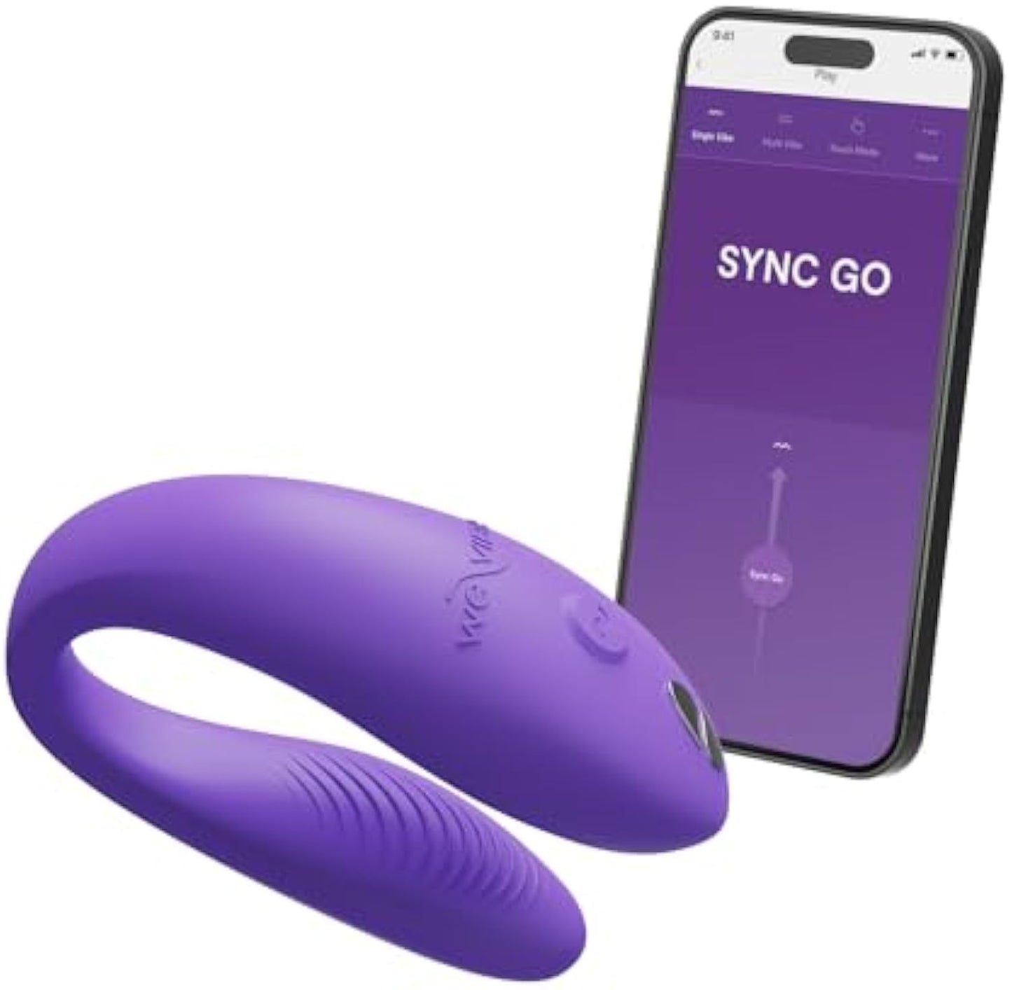 We-Vibe Sync Go Couples Vibrator with Travel Case