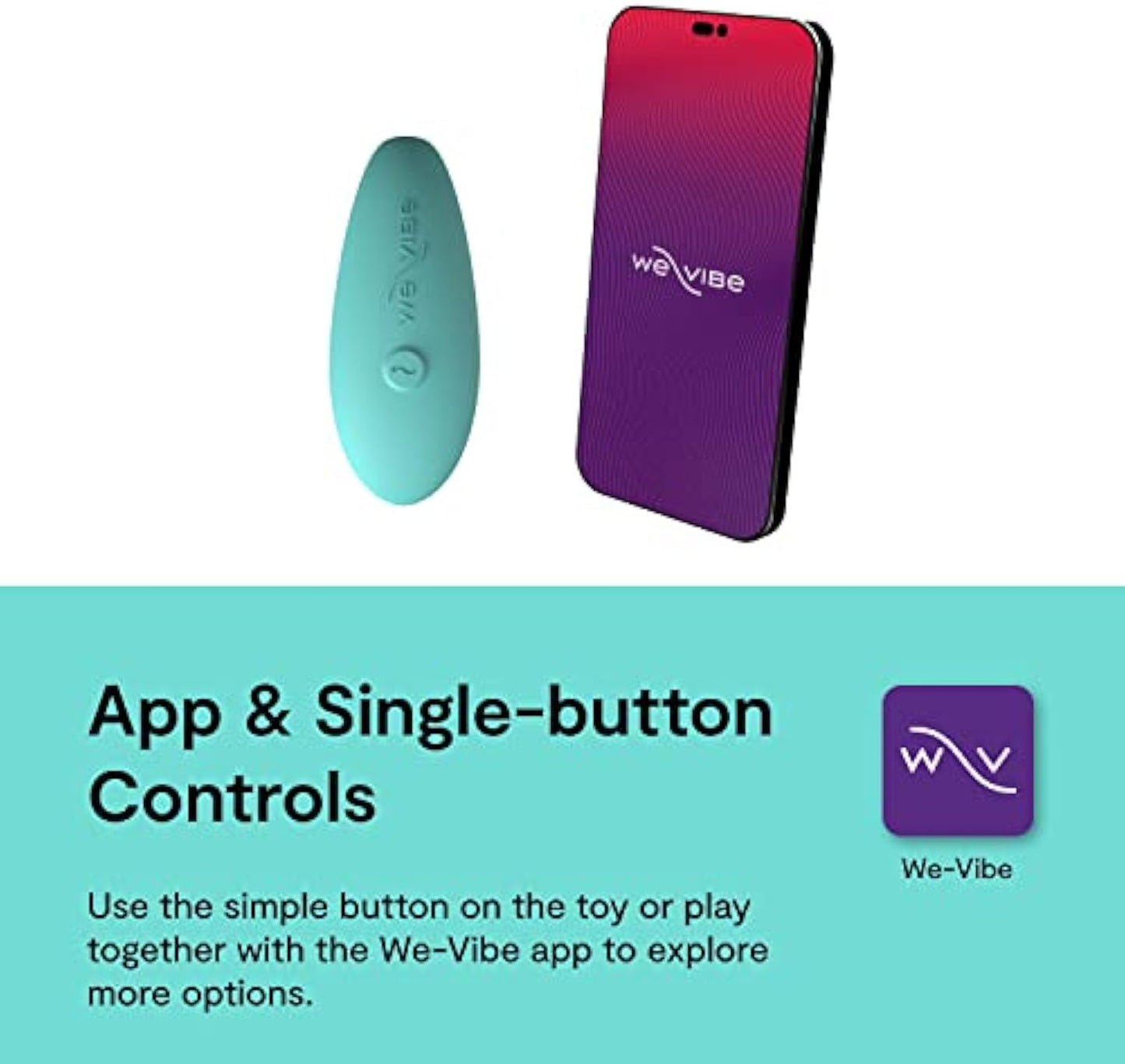 We-Vibe Sync Lite Couples Vibrator Wearable App Control