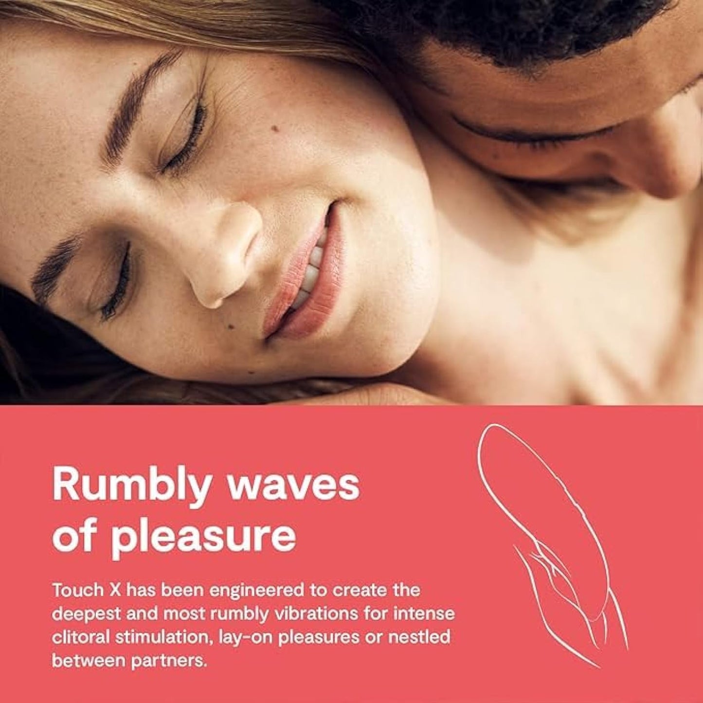 We-Vibe Touch X Lay On Vibrator Vibrating