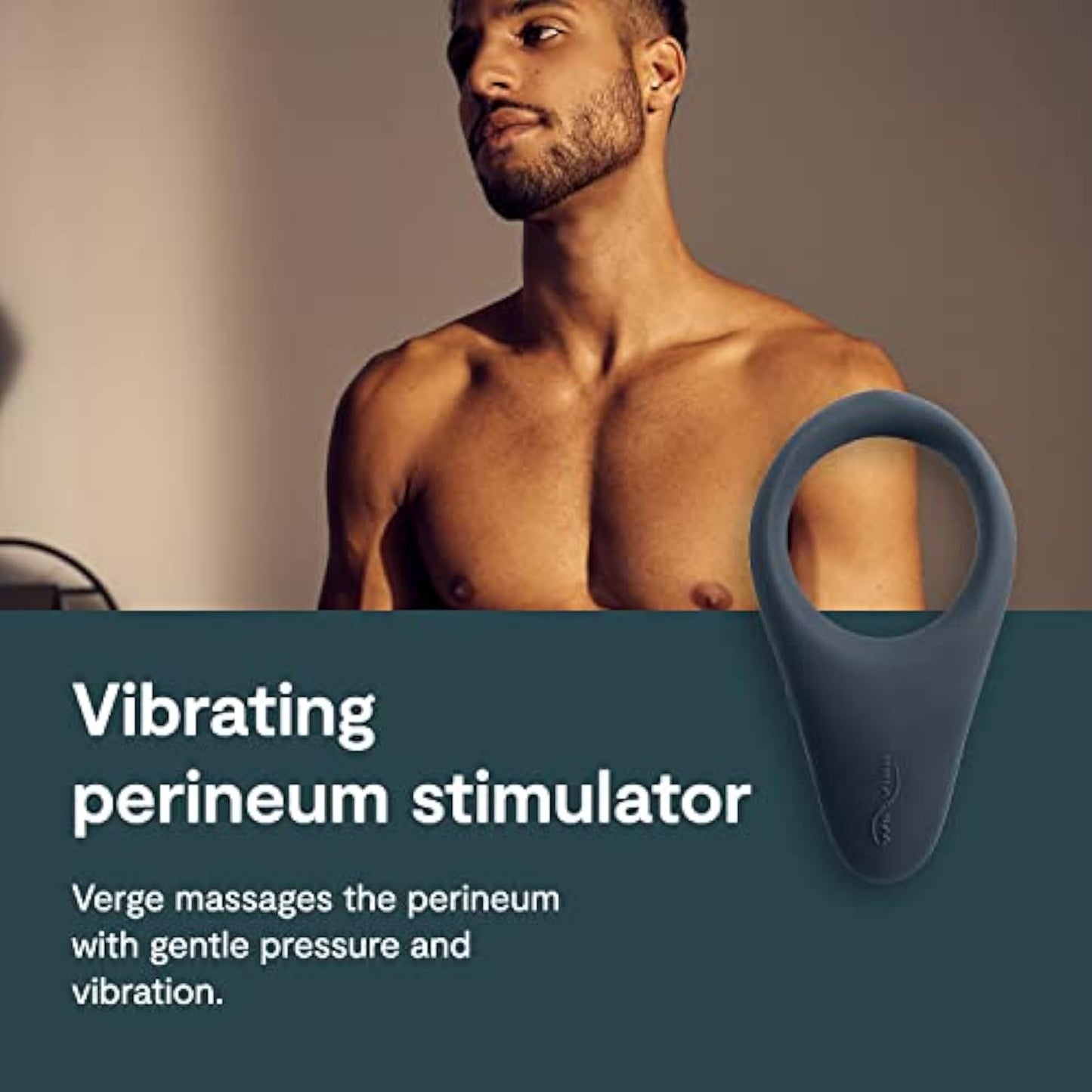 We-Vibe Verge Vibrating Cock Ring Adult Toy Men's Perineum Vibrators