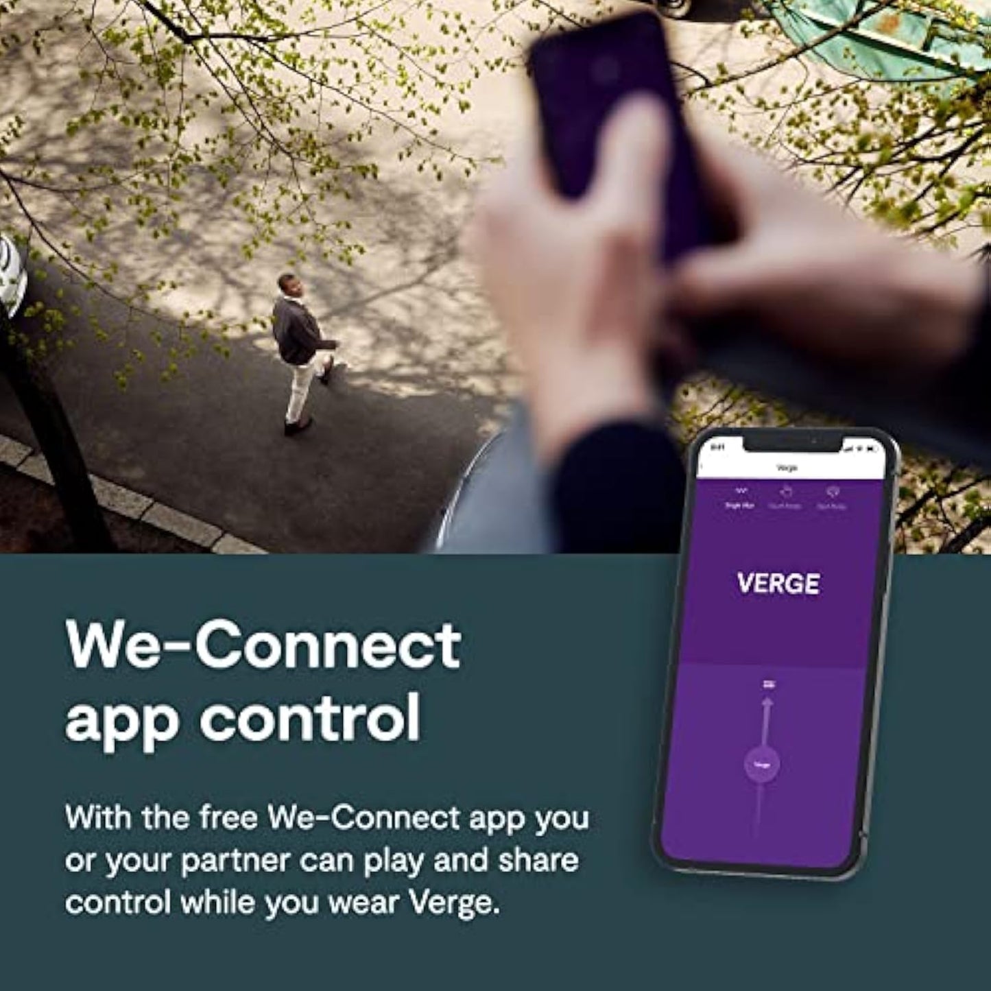 We-Vibe Verge Vibrating Cock Ring Adult Toy Men's Perineum Vibrators