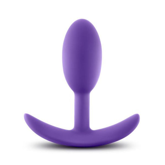 Blush Luxe Wearable Vibra Slim Silicone Butt Plugs, Small & Medium