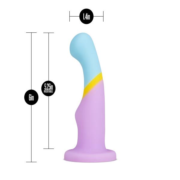 Blush Avant D14 Heart of Gold Silicone Dildo with Suction Cup