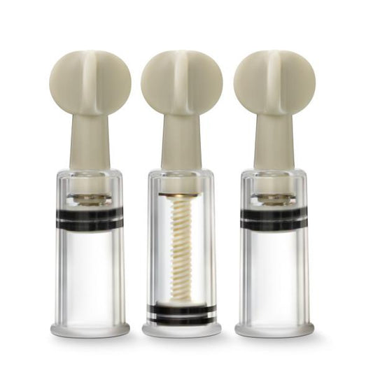 Blush Temptasia Clit and Nipple Twist Tit Suckers, Set of 3