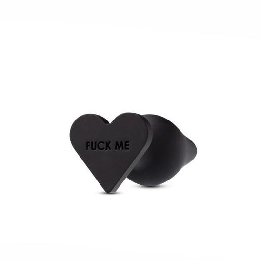 Blush Temptasia Fuck Me Silicone Heart Butt Plug