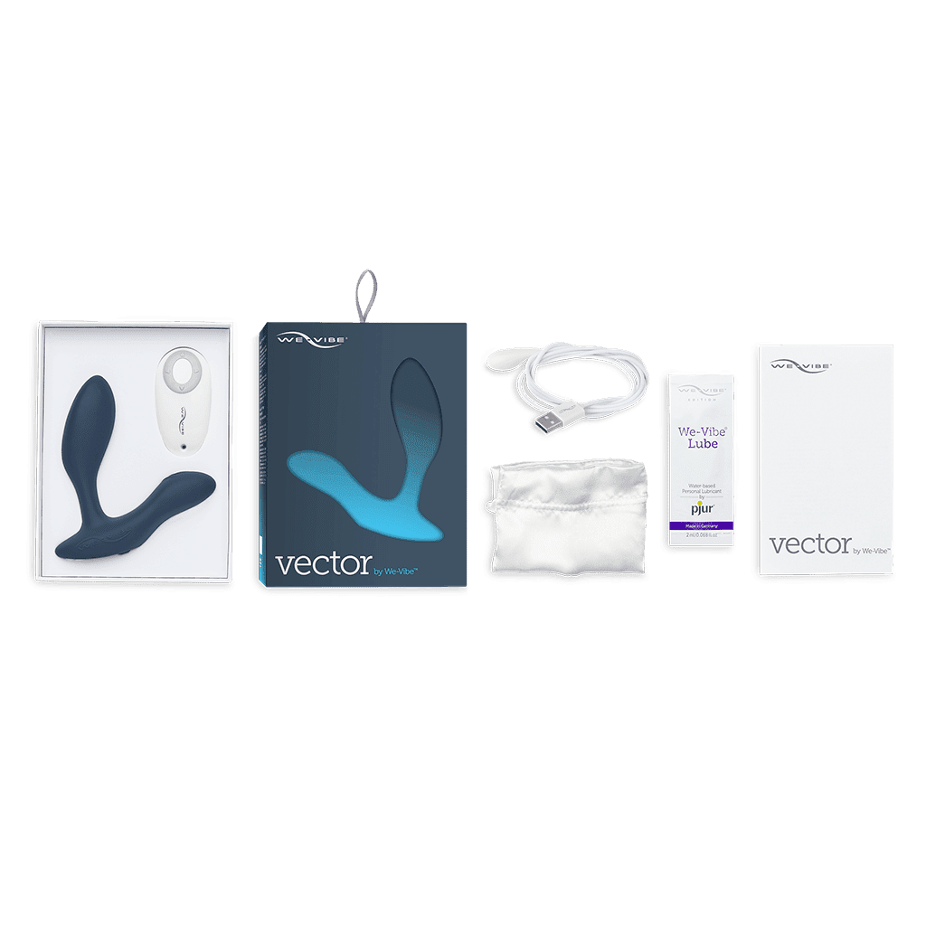 2x Prostate Bundle - We-Vibe Vector Vibrator + Charlie Horse Firmer Massager